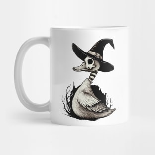 Skeleton Witch Duck Mug